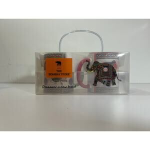 The Bombay Store Mug Set of 2 Multicolor Indian Elephant Birds